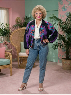 Vintage 80's ADOLFO track suit jacket sz xl